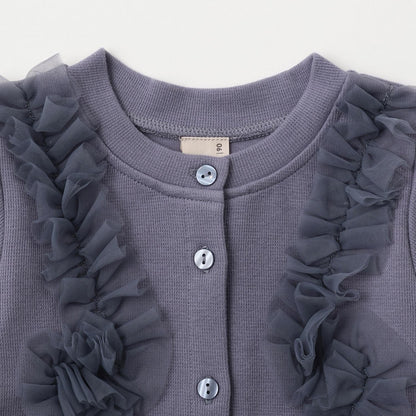 【リンク】網紗荷葉邊開衫