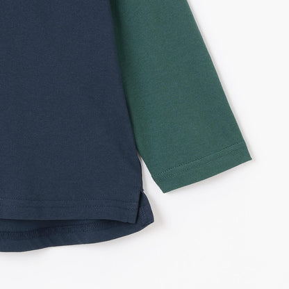 【有機棉】插肩長袖T恤