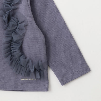 【リンク】網紗荷葉邊開衫