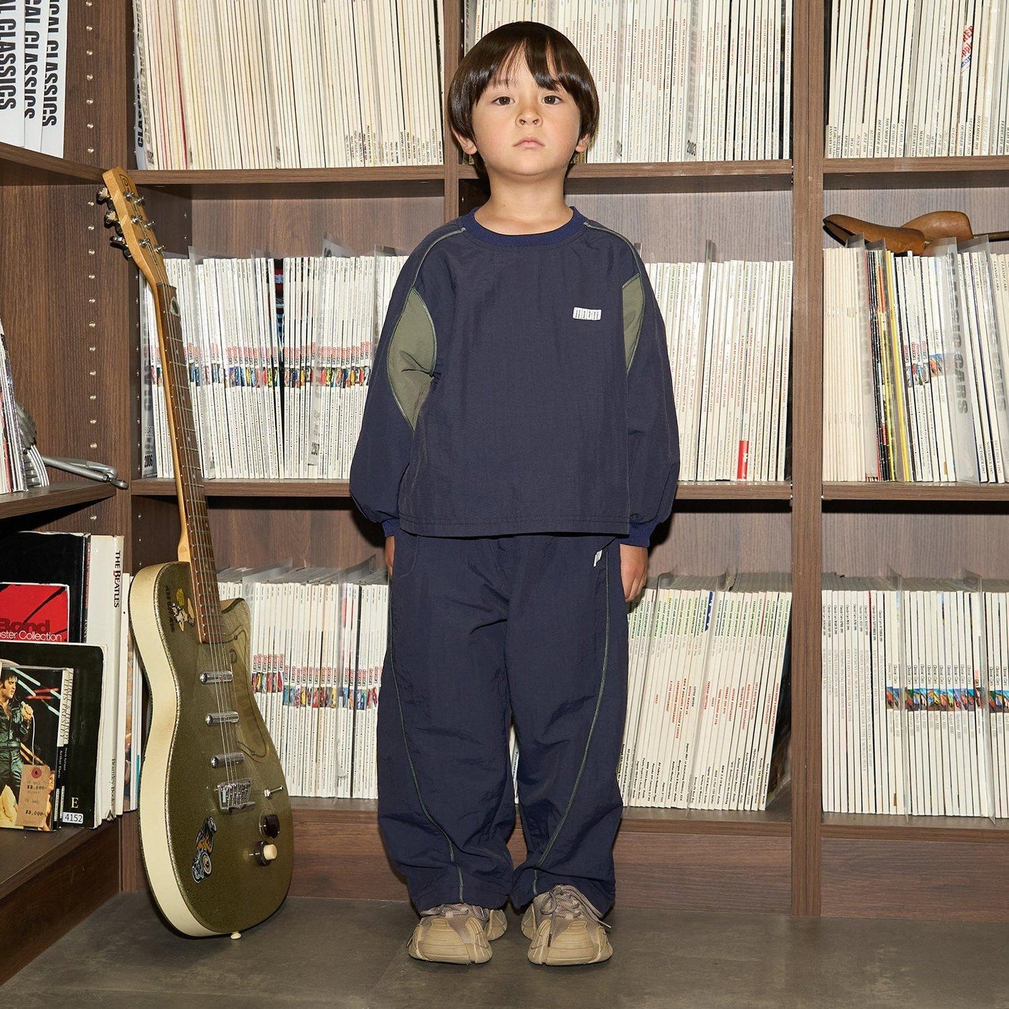 【MNCM】【可成套搭配】側邊條紋運動長褲