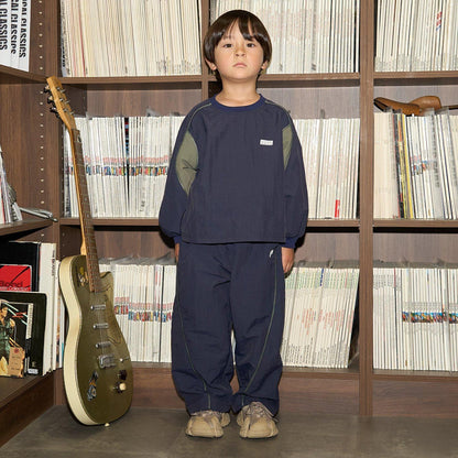 【MNCM】【可成套搭配】側邊條紋運動長褲