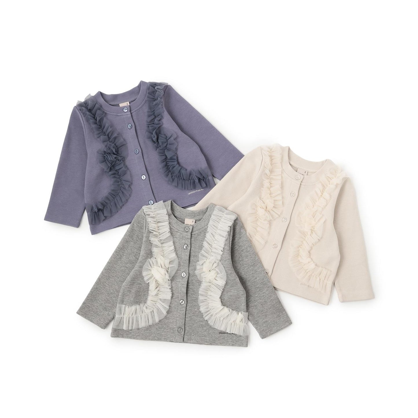 【リンク】網紗荷葉邊開衫