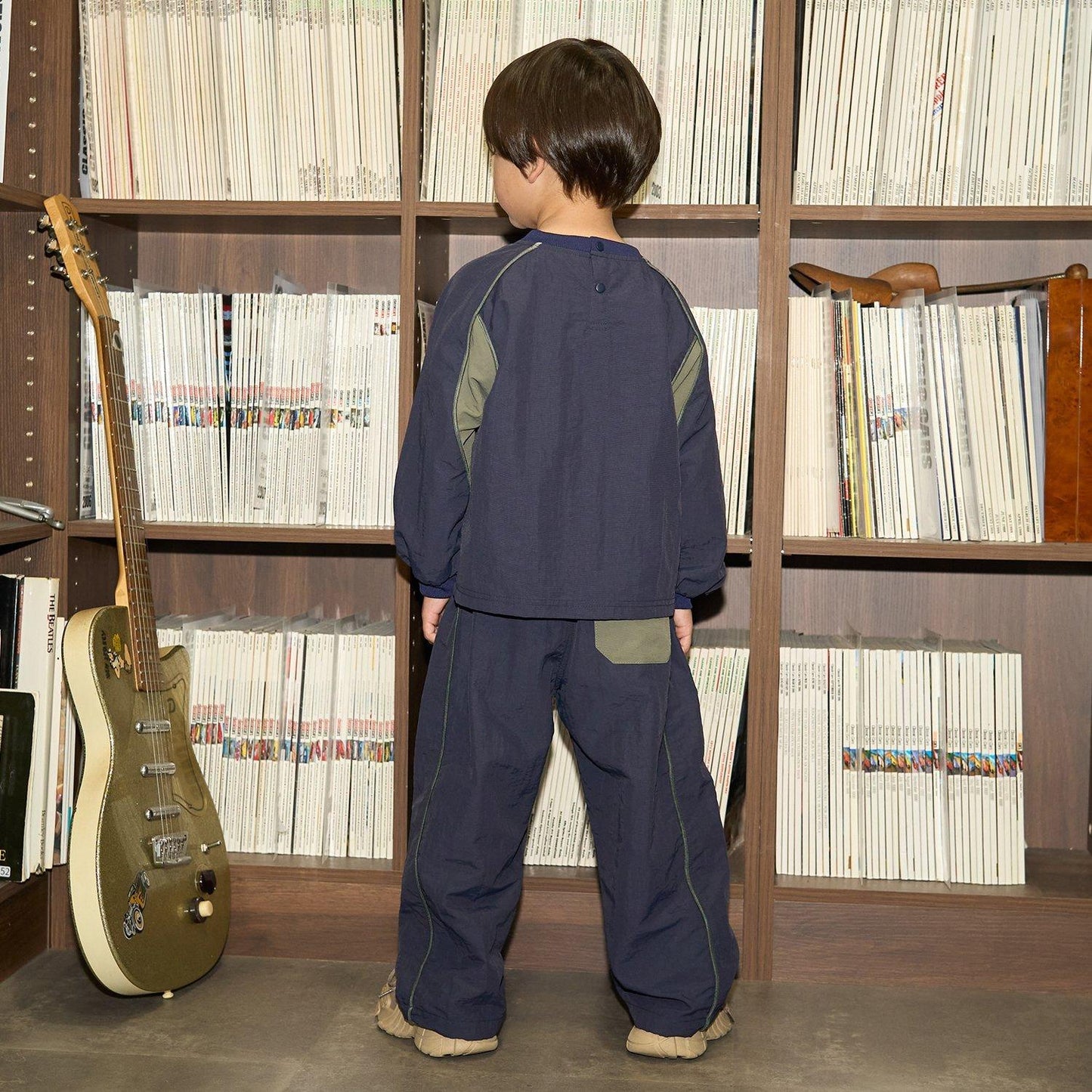 【MNCM】【可成套搭配】側邊條紋運動長褲