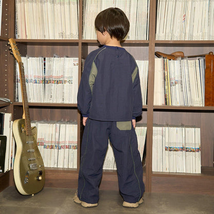 【MNCM】【可成套搭配】側邊條紋運動長褲