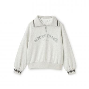 半拉鍊衛衣+長袖T恤套裝