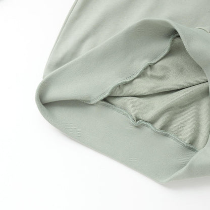 半拉鍊衛衣+長袖T恤套裝