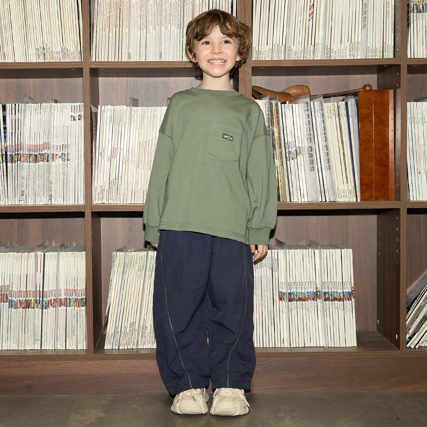 【MNCM】【可成套搭配】側邊條紋運動長褲