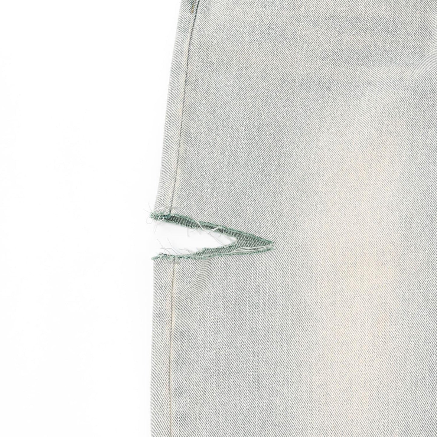 【LTXC】破洞牛仔寬腿褲