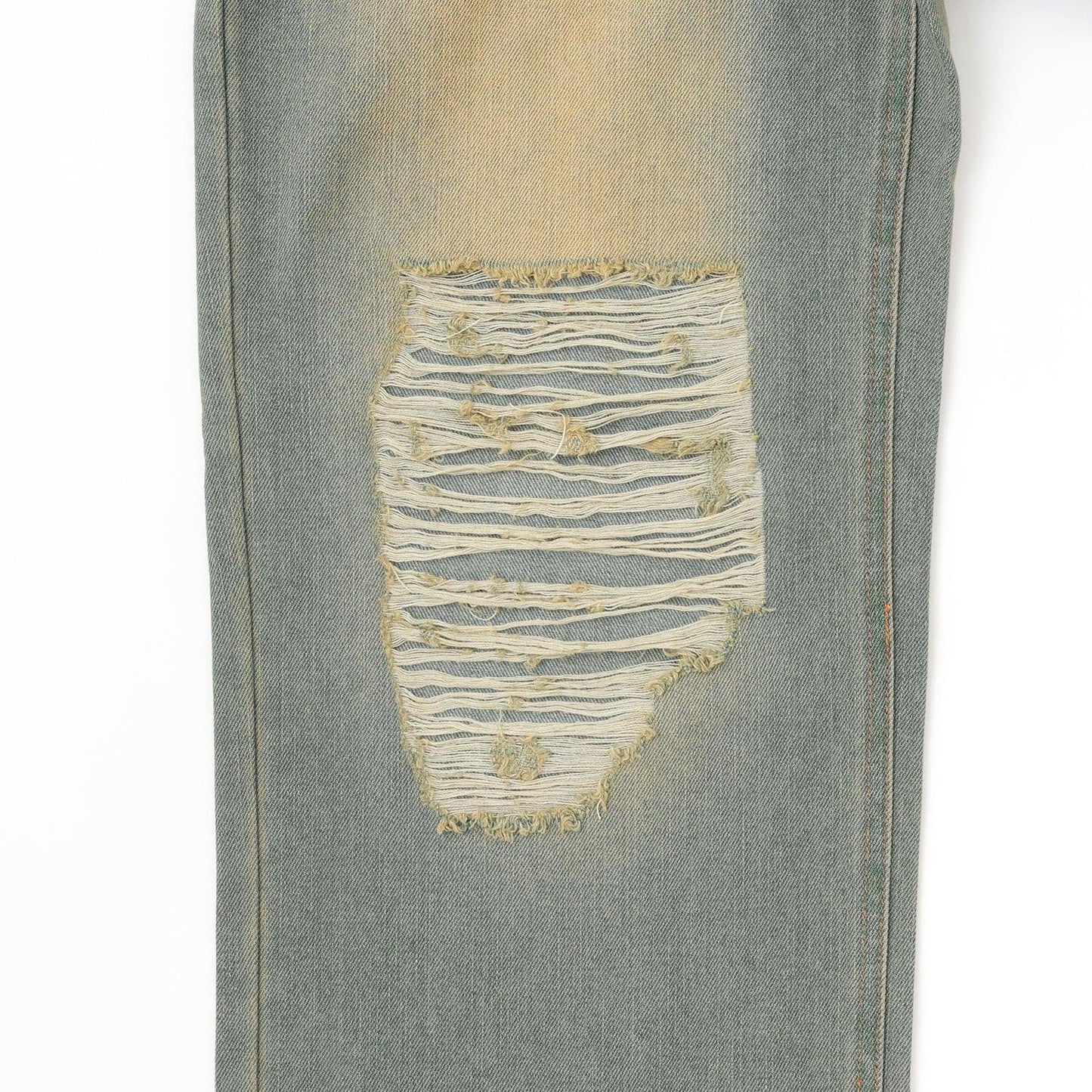 【LTXC】破洞牛仔寬腿褲