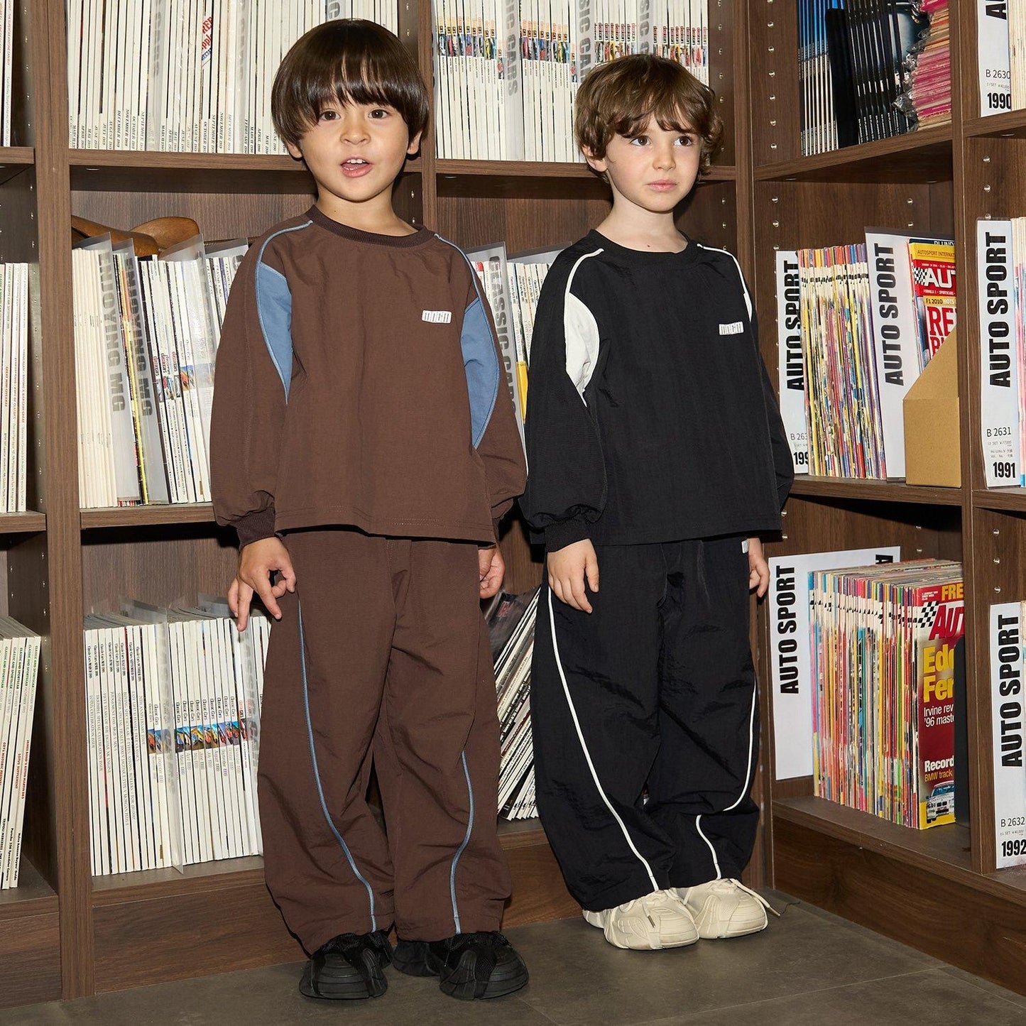 【MNCM】【可成套搭配】側邊條紋運動長褲