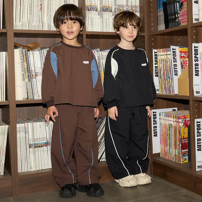 【MNCM】【可成套搭配】側邊條紋運動長褲