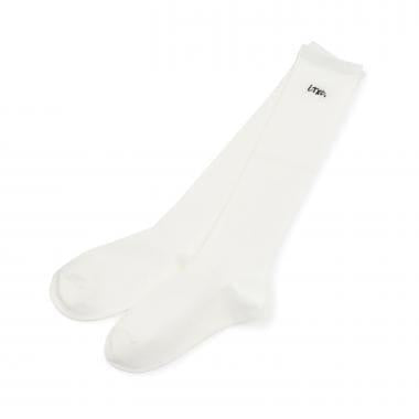 LTXC刺繡羅紋高筒襪