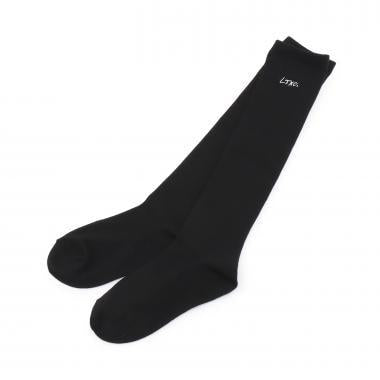 LTXC刺繡羅紋高筒襪