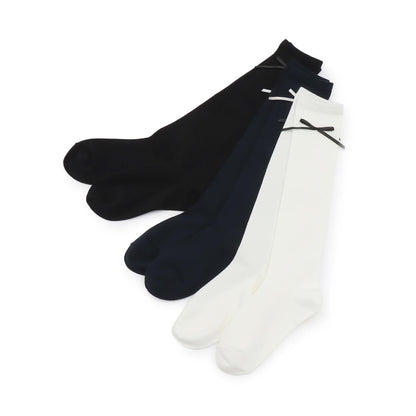 蝴蝶結高筒襪