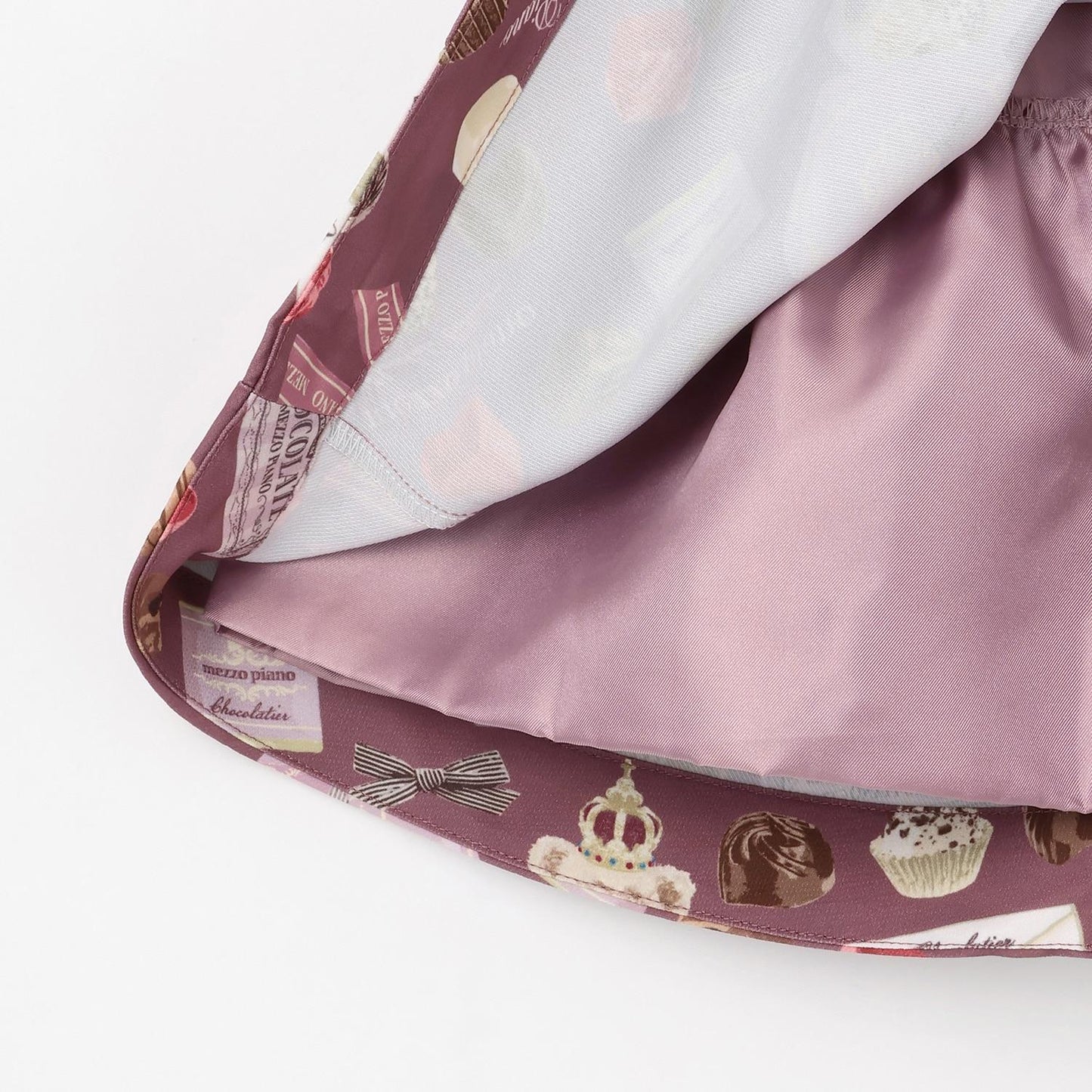 【人氣商品再入貨】【直營店無售】巧克力圖案拼接連衣裙