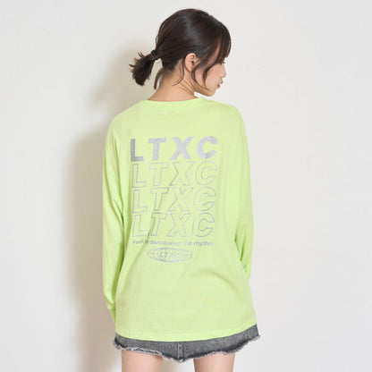 【LTXC/速幹】熒光色寬鬆T恤