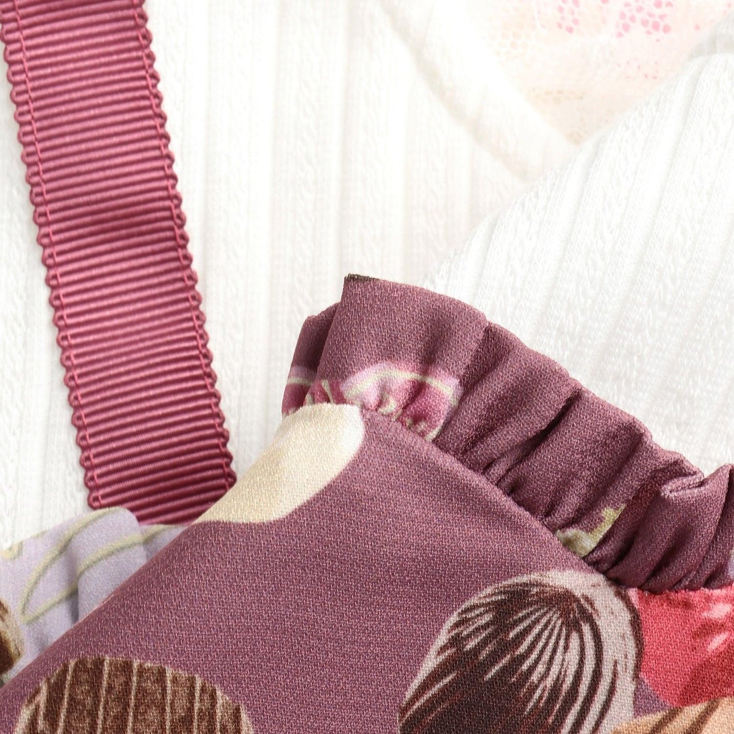 【人氣商品再入貨】【直營店無售】巧克力圖案拼接連衣裙