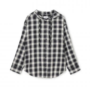 【LTXC】格子襯衫連帽衫