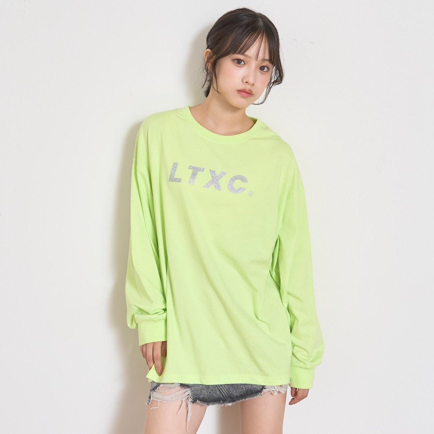【LTXC/速幹】熒光色寬鬆T恤