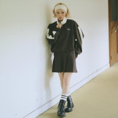 【GOODPRICE】【可套裝】紙板褶皺半身裙