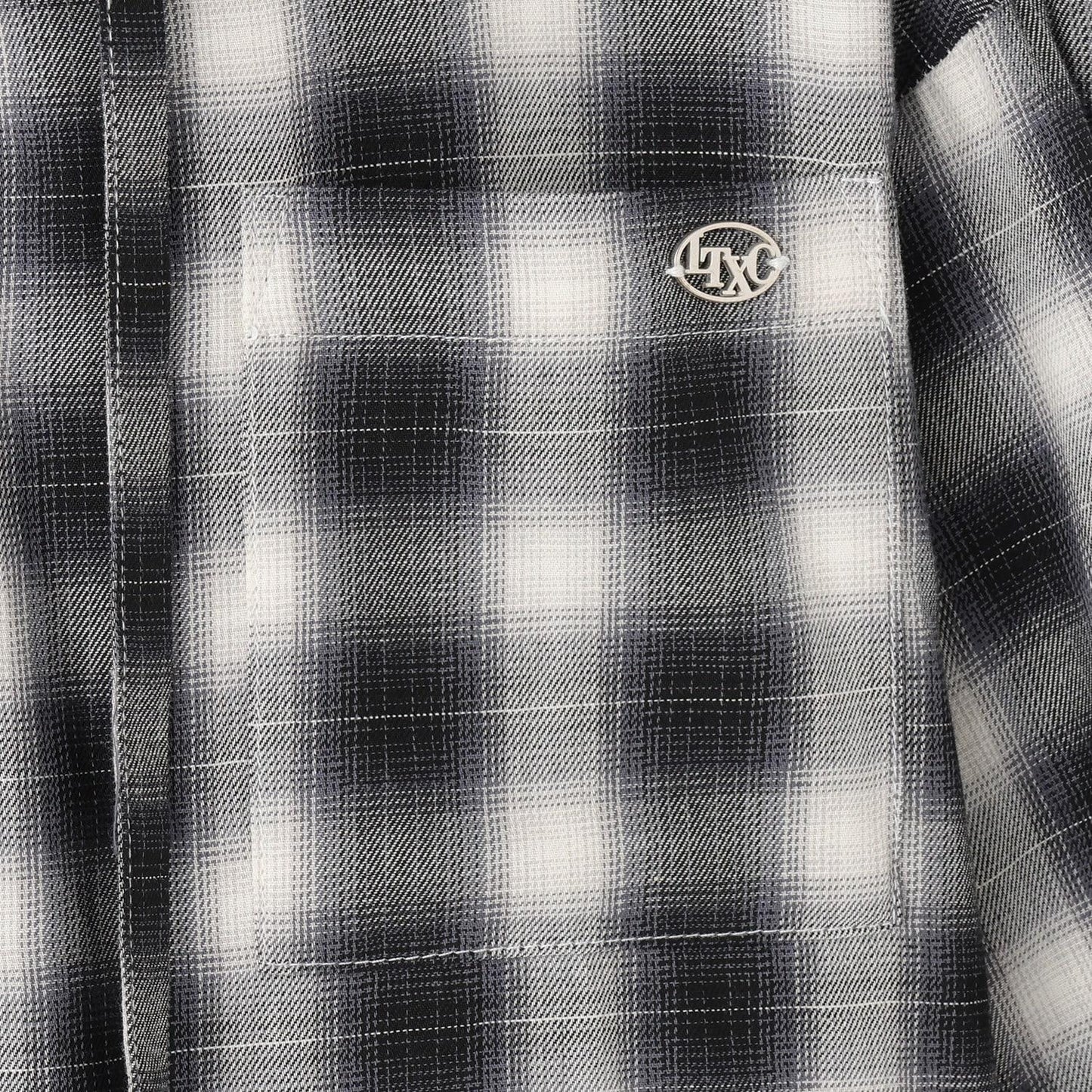 【LTXC】格子襯衫連帽衫