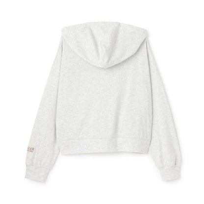 光滑質感LOGO連帽衛衣