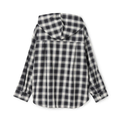 【LTXC】格子襯衫連帽衫