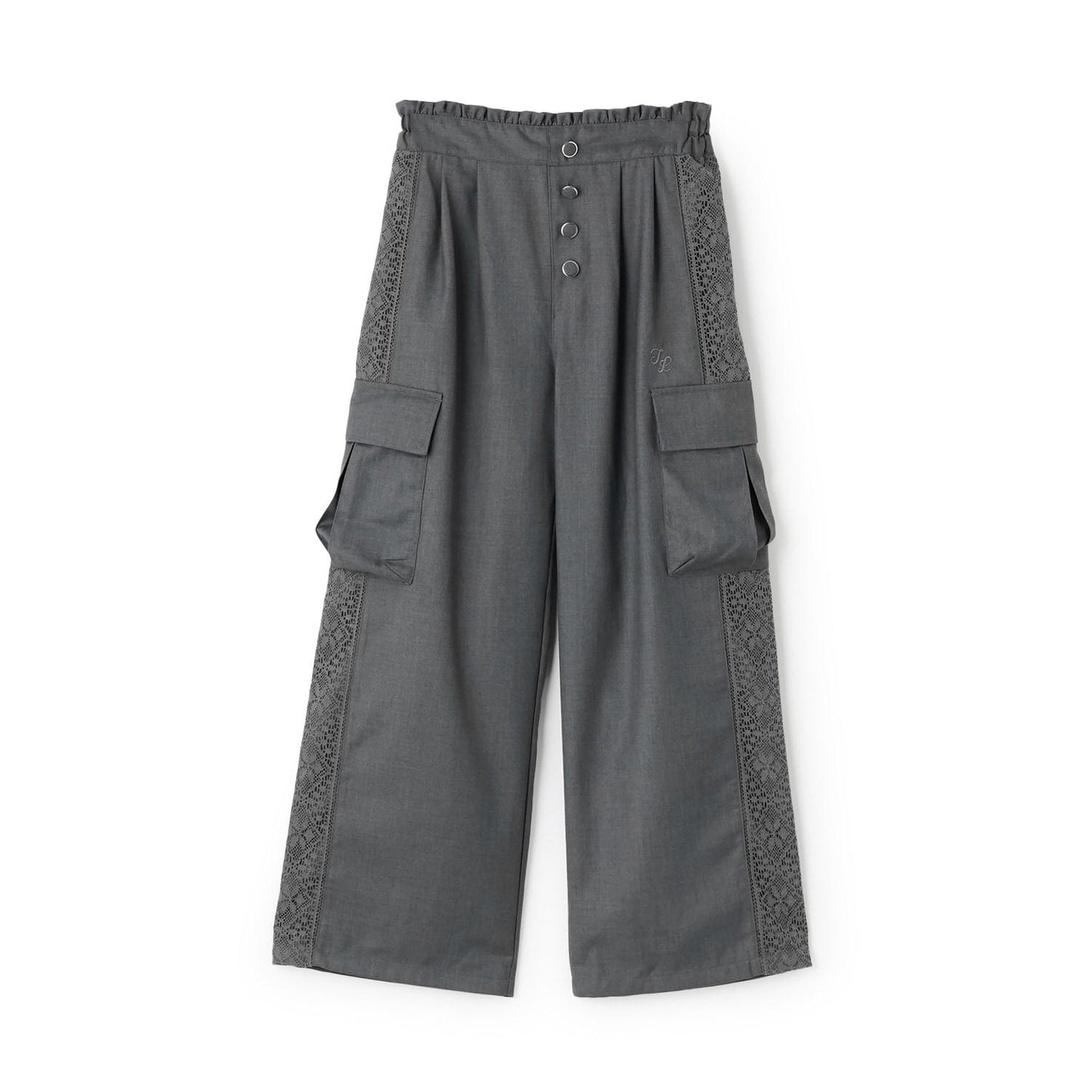 側邊蕾絲連體褲【2WAY】