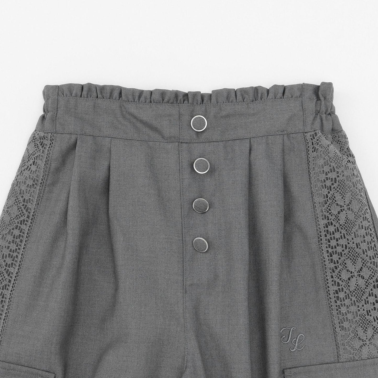 側邊蕾絲連體褲【2WAY】