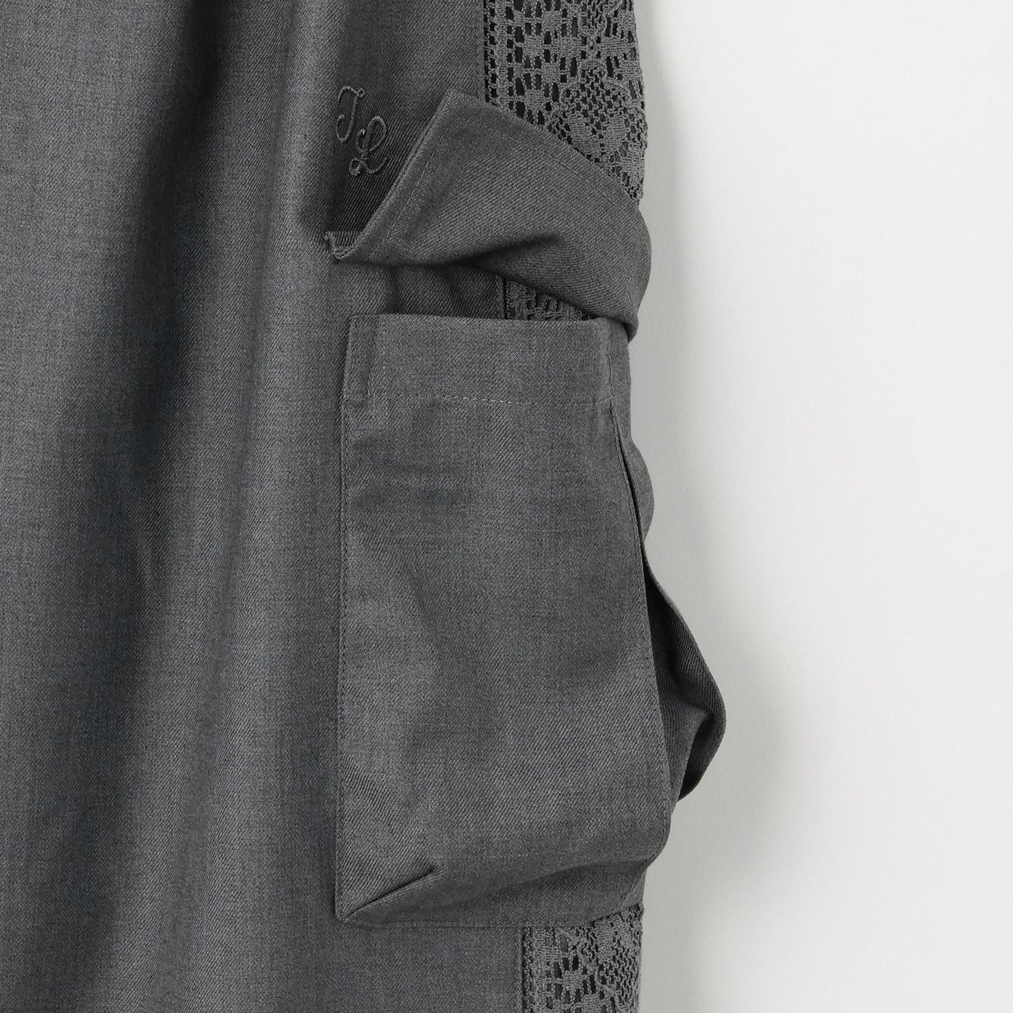 側邊蕾絲連體褲【2WAY】