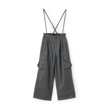 側邊蕾絲連體褲【2WAY】