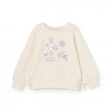 【人氣商品】【直營店無售】法式小點心刺繡衛衣