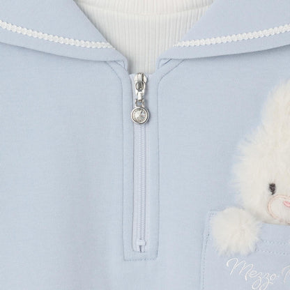 【人氣商品】【直營店無售】短款水手領套頭衫&長袖小高領套裝