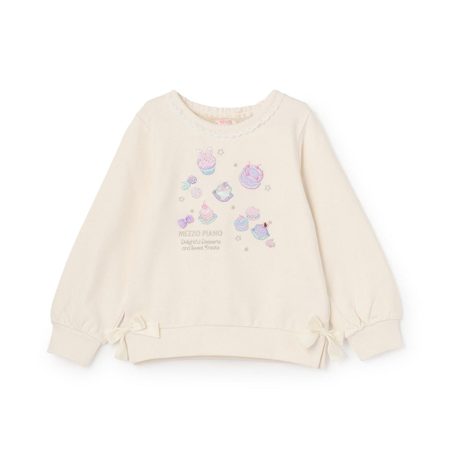 【人氣商品】【直營店無售】法式小點心刺繡衛衣