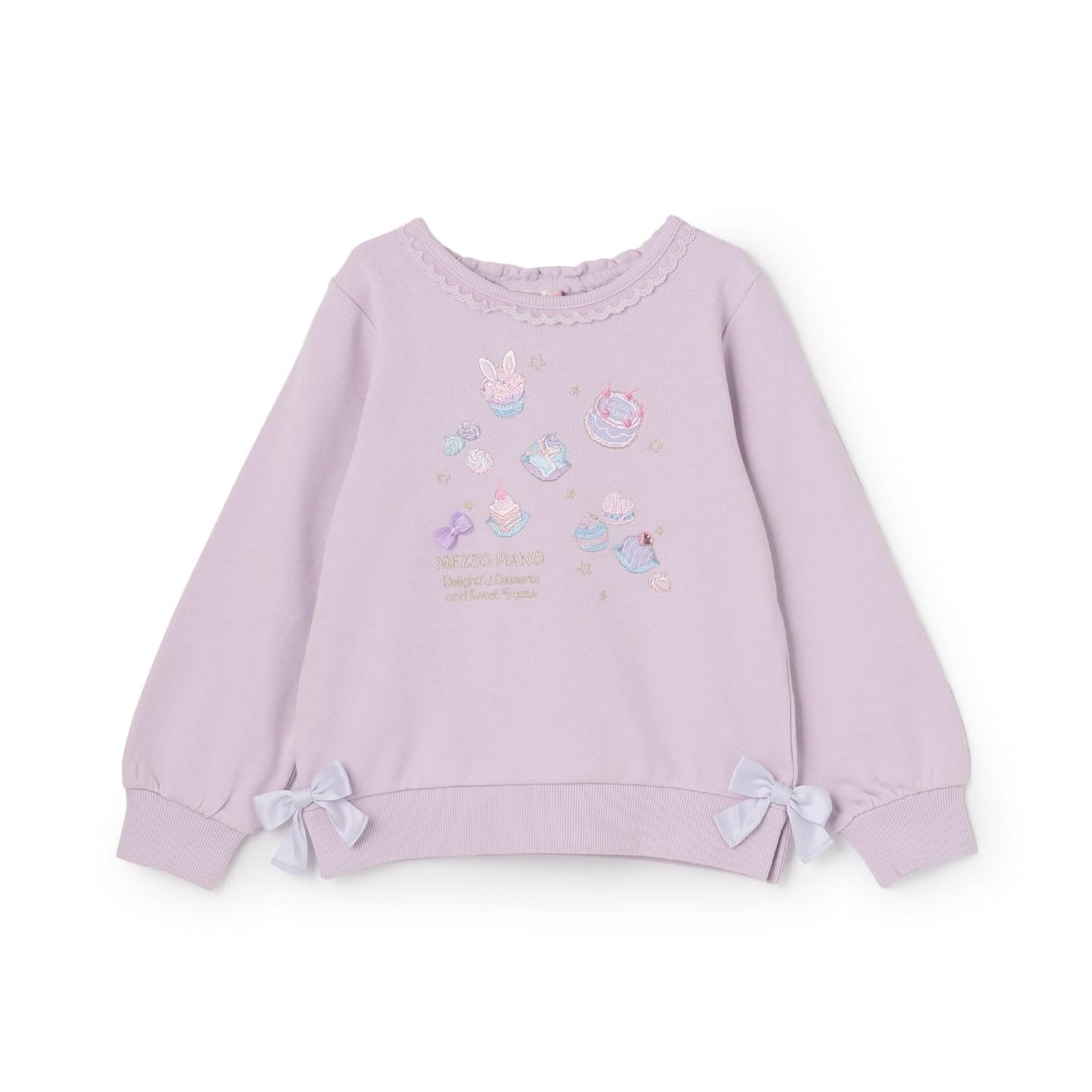 【人氣商品】【直營店無售】法式小點心刺繡衛衣