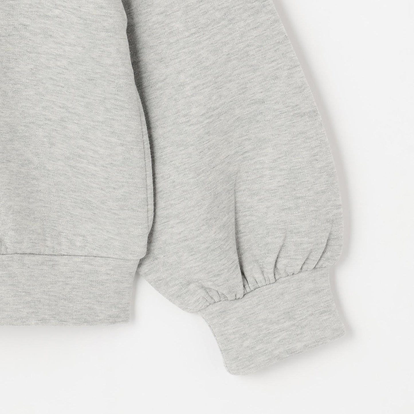 亮片裝飾荷葉邊拉鍊連帽衫