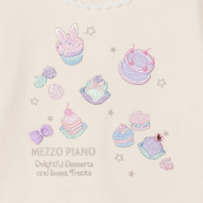 【人氣商品】【直營店無售】法式小點心刺繡衛衣