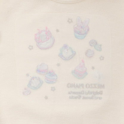 【人氣商品】【直營店無售】法式小點心刺繡衛衣