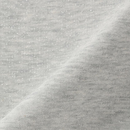 亮片裝飾荷葉邊拉鍊連帽衫