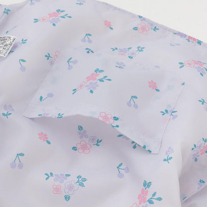 櫻桃絎縫塔夫綢拉鍊馬甲