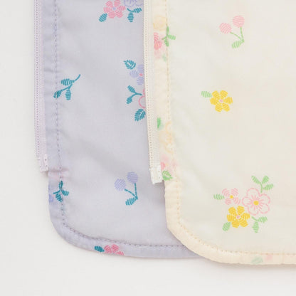 櫻桃絎縫塔夫綢拉鍊馬甲