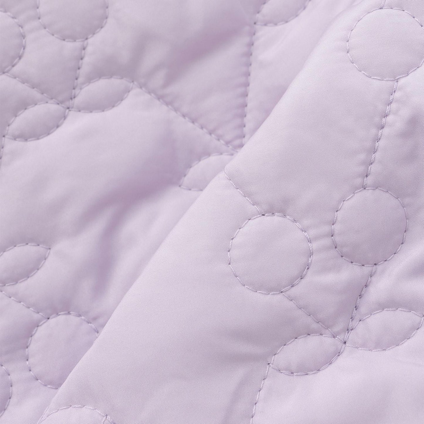 羊羔絨領櫻桃絎縫塔夫綢夾克