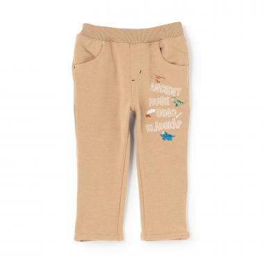 【人氣商品】【直營店無售】恐龍刺繡長款直筒褲