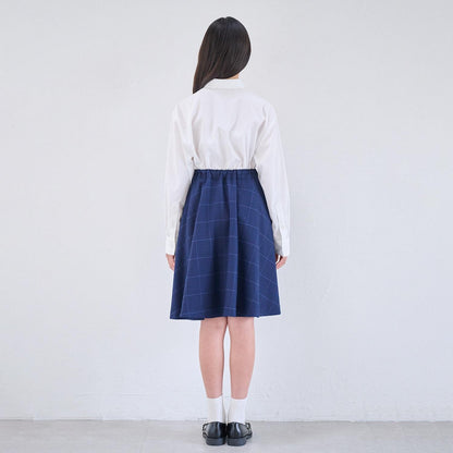 蕾絲領蝴蝶結襯衫