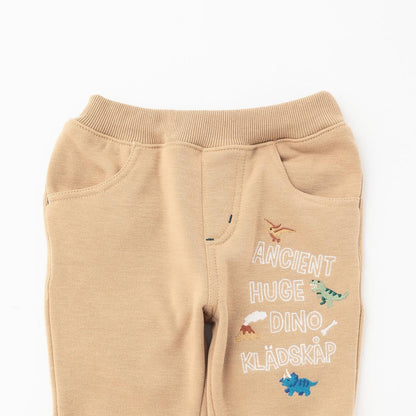 【人氣商品】【直營店無售】恐龍刺繡長款直筒褲