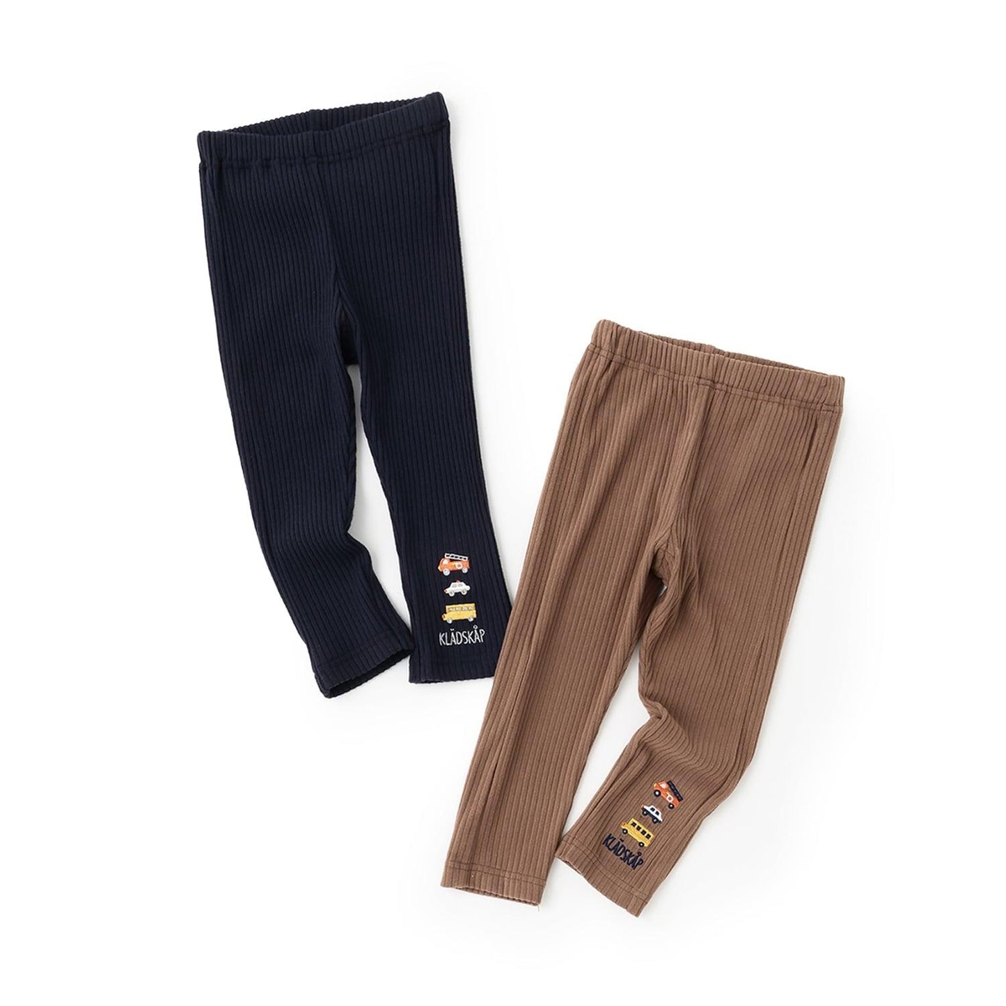 【人氣商品】【直營店無售】工程車輛刺繡長款打底褲