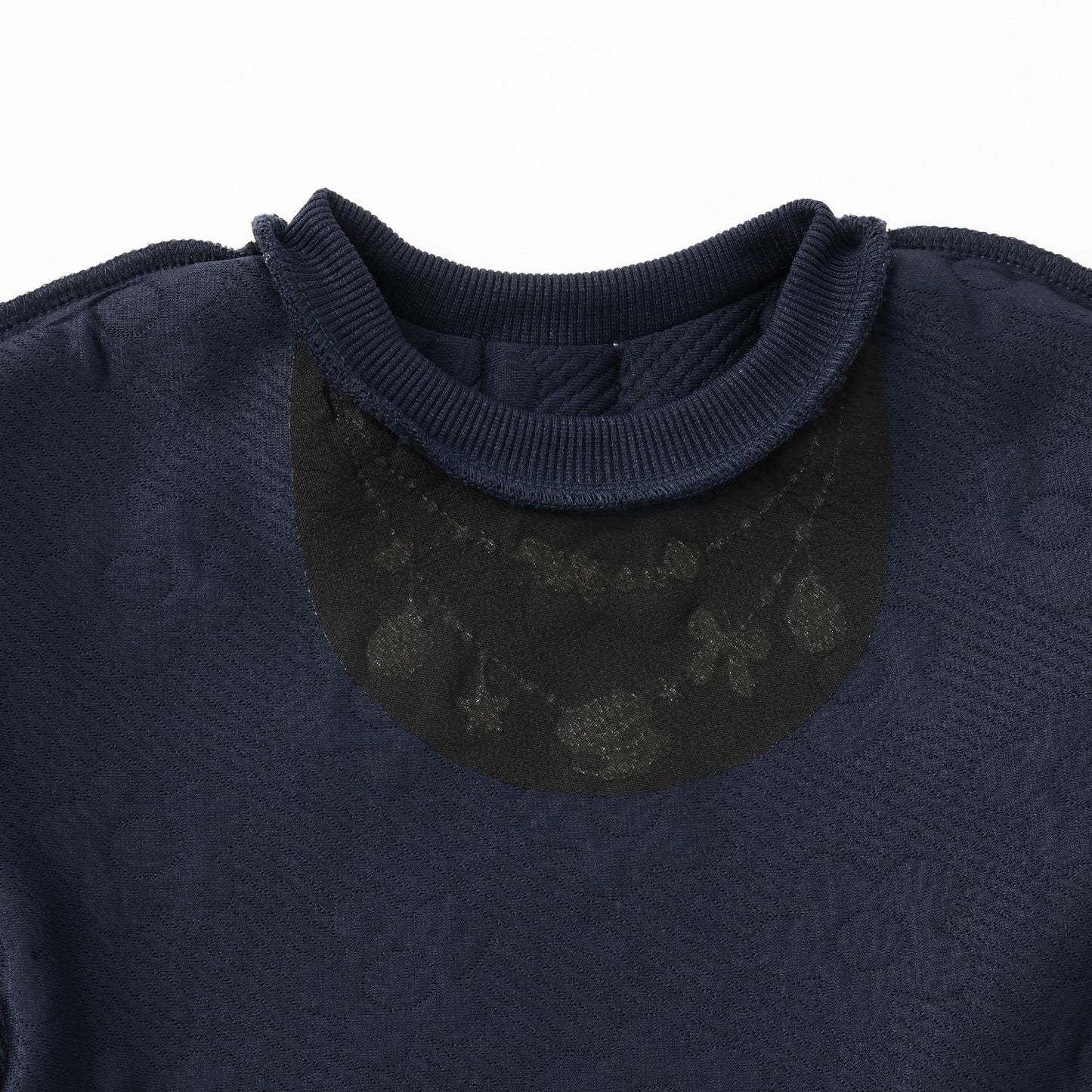 花卉提花荷葉邊衛衣