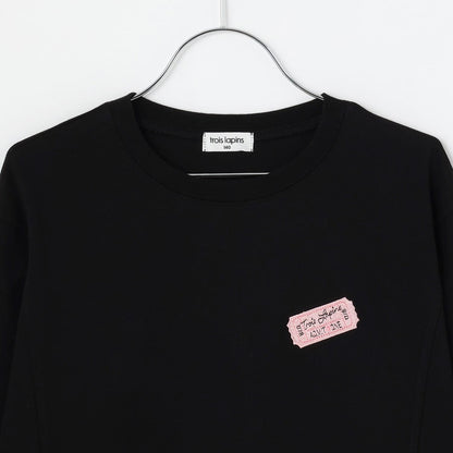 【Trois Lapins】徽章設計長袖T恤