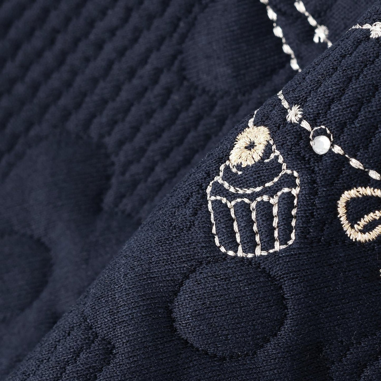 花卉提花荷葉邊衛衣