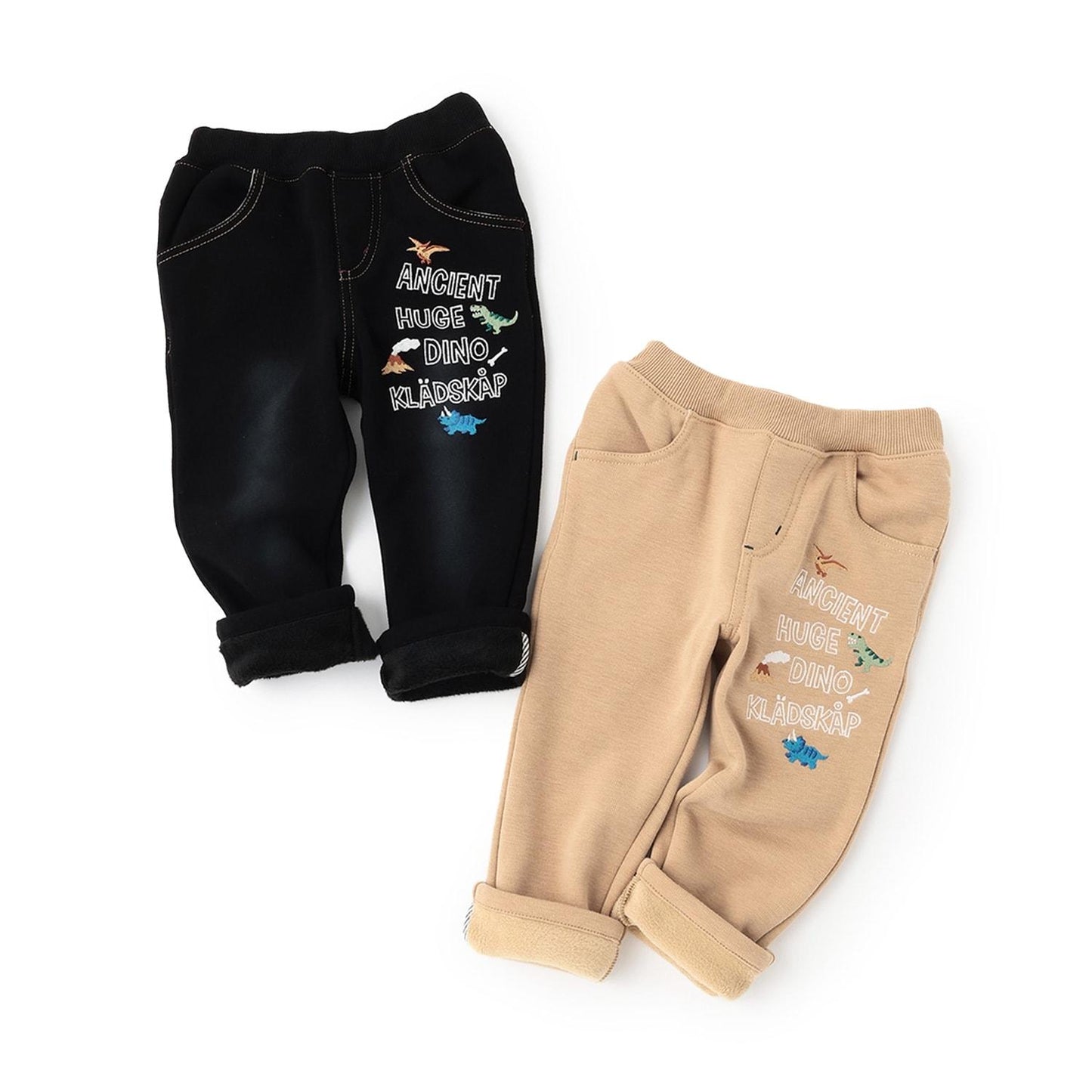 【人氣商品】【直營店無售】恐龍刺繡長款直筒褲